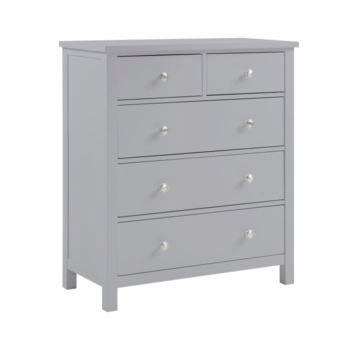 Orion Gray 5-Drawer Chest