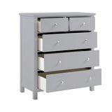 Orion Gray 5-Drawer Chest