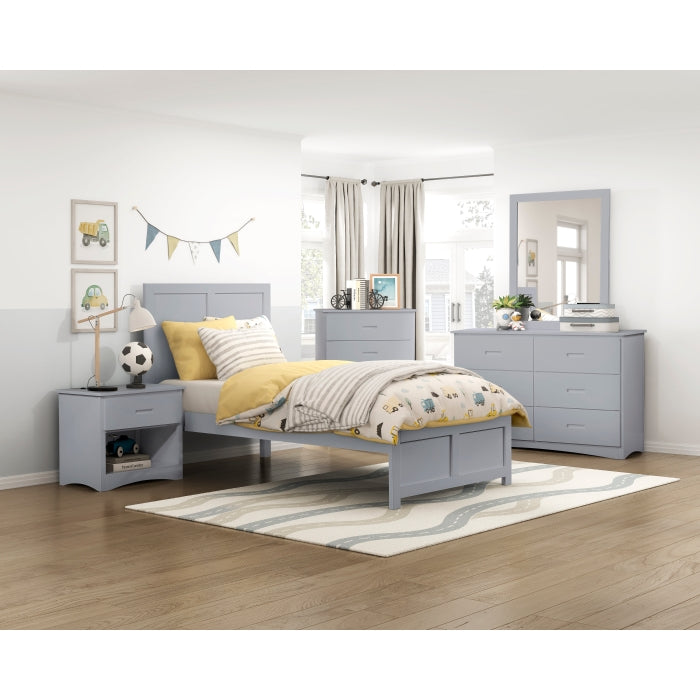 Orion Gray 5-Drawer Chest