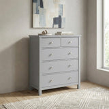 Orion Gray 5-Drawer Chest
