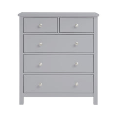 Orion Gray 5-Drawer Chest - Ornate Home