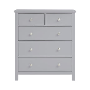 Orion Gray 5-Drawer Chest - Ornate Home