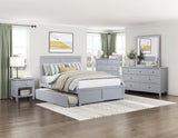 Orion Gray 5-Drawer Chest - Ornate Home