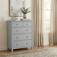 Orion Gray 5-Drawer Chest - Ornate Home