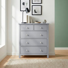 Orion Gray 5-Drawer Chest - Ornate Home