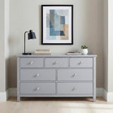 Orion Gray 7-Drawer Dresser