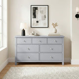 Orion Gray 7-Drawer Dresser