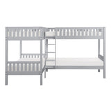 Orion Gray Corner Bunk Bed - Ornate Home