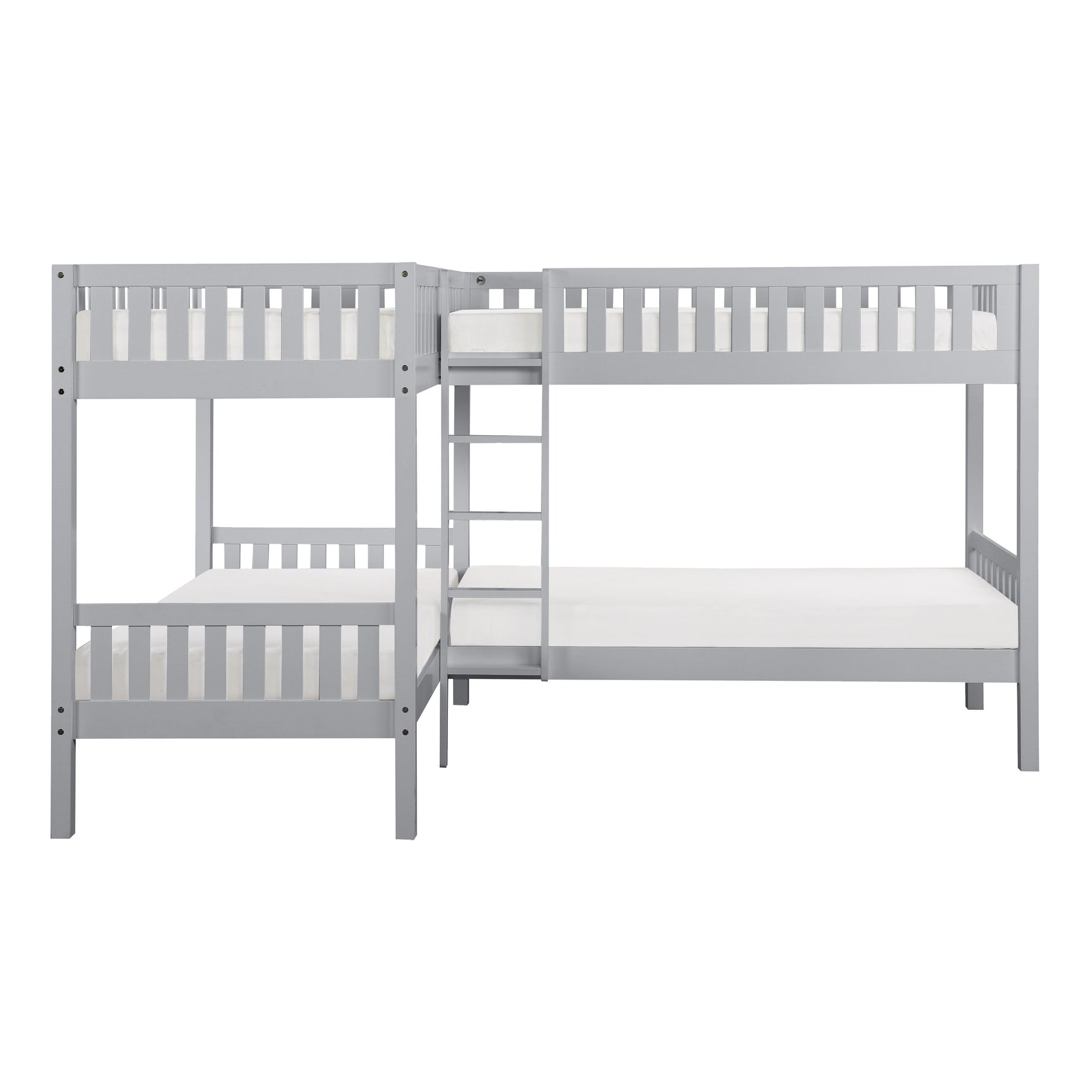 Orion Gray Corner Bunk Bed - Ornate Home