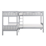 Orion Gray Corner Bunk Bed - Ornate Home