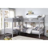 Orion Gray Corner Bunk Bed - Ornate Home
