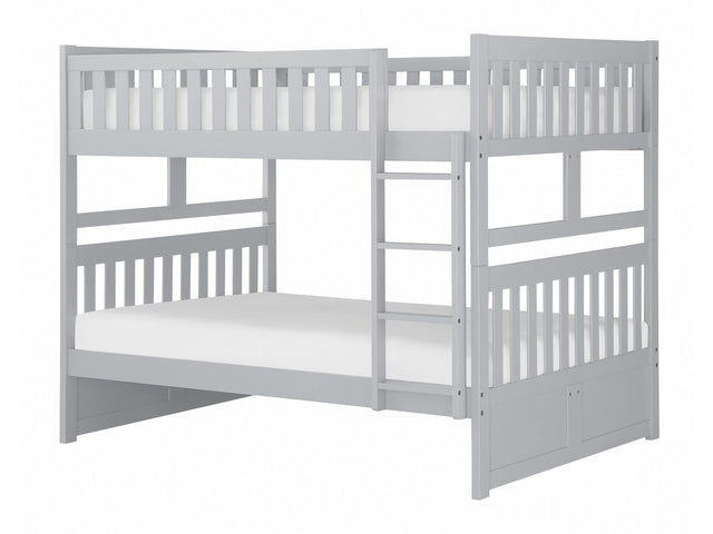 Orion Gray Full/Full Bunk Bed - Ornate Home