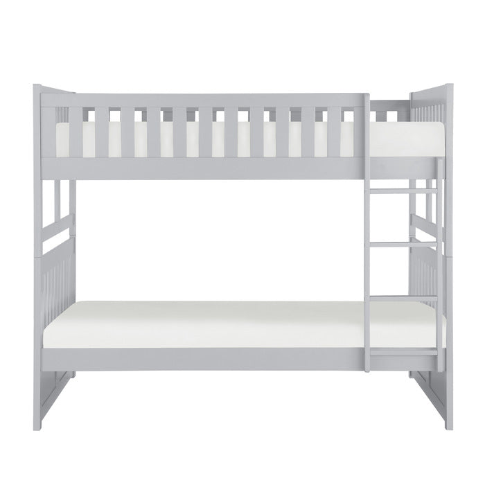 Orion Gray Full/Full Bunk Bed - Ornate Home
