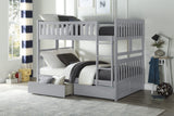 Orion Gray Full/Full Bunk Bed - Ornate Home