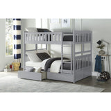 Orion Gray Full/Full Bunk Bed - Ornate Home