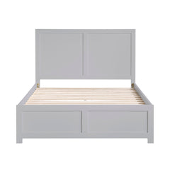 Orion Gray Full Platform Bed - Ornate Home