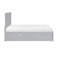 Orion Gray Full Platform Bed - Ornate Home