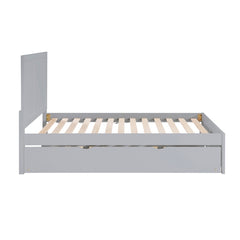 Orion Gray Full Platform Bed - Ornate Home