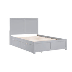 Orion Gray Full Platform Bed - Ornate Home