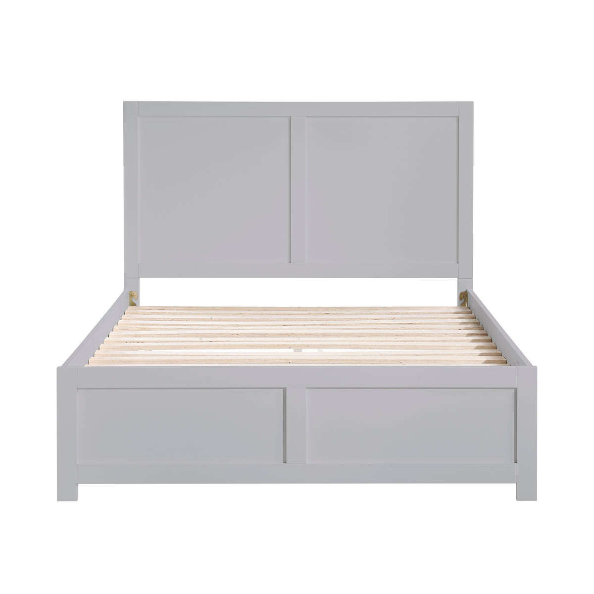 Orion Gray Full Platform Bed - Ornate Home