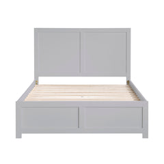 Orion Gray Full Platform Bed - Ornate Home