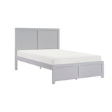 Orion Gray Full Platform Bed - Ornate Home