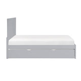 Orion Gray Full Platform Bed - Ornate Home