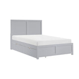 Orion Gray Full Platform Bed - Ornate Home