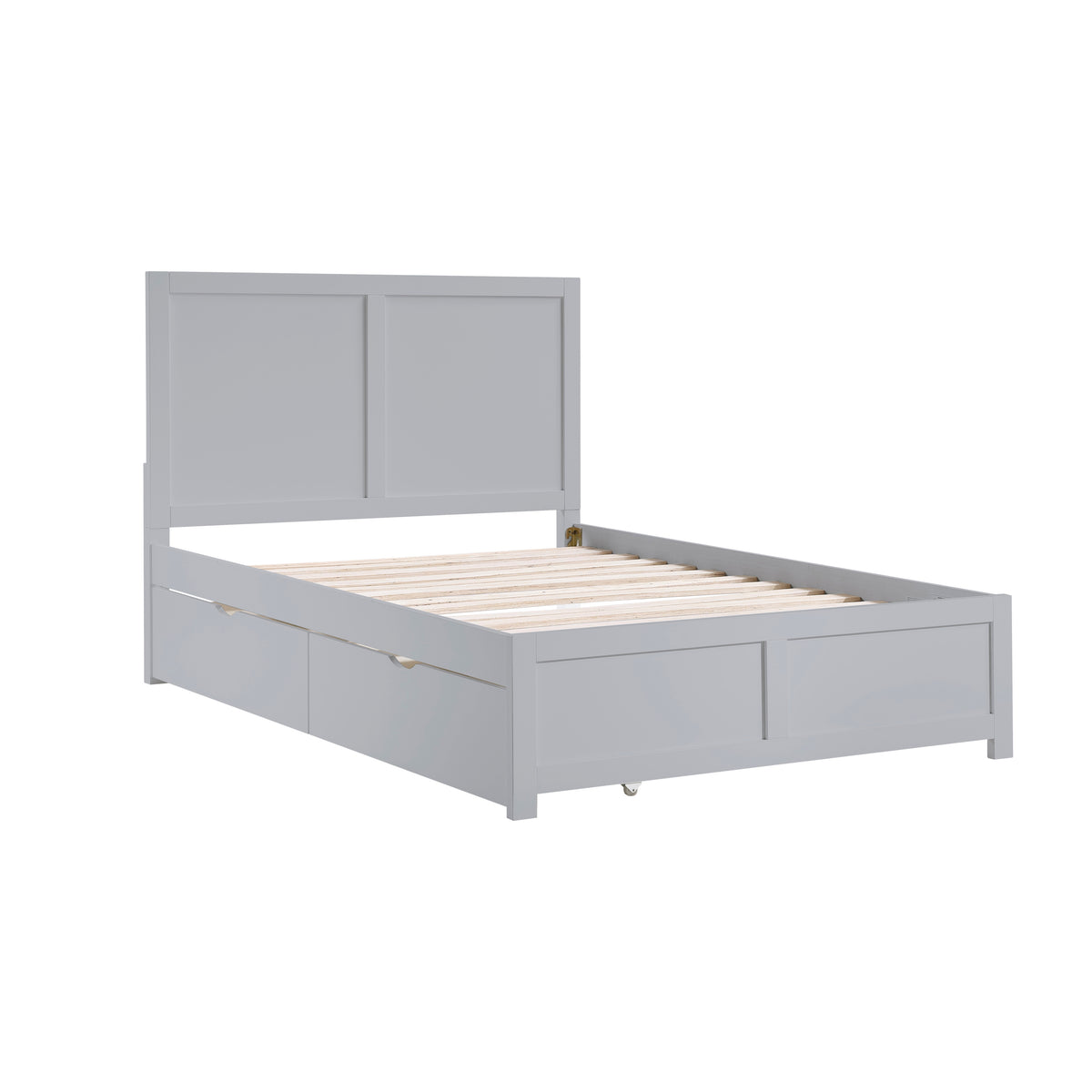 Orion Gray Full Platform Bed - Ornate Home