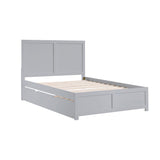Orion Gray Full Platform Bed - Ornate Home