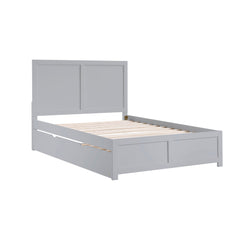 Orion Gray Full Platform Bed - Ornate Home