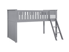Orion Gray Low Loft Bunk - Ornate Home