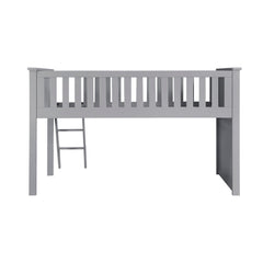 Orion Gray Low Loft Bunk - Ornate Home