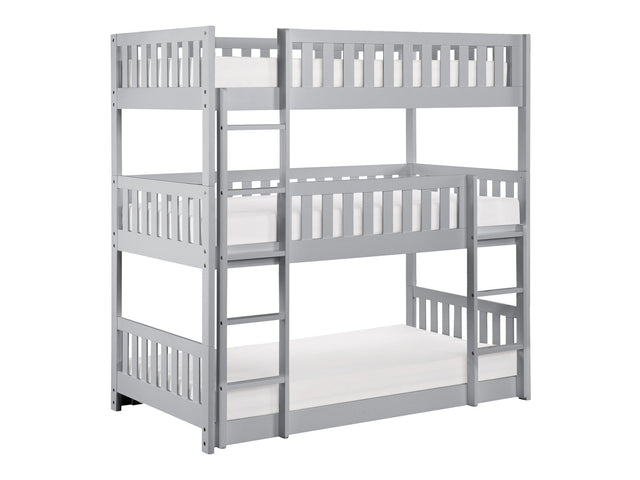 Orion Gray Triple Bunk Bed - Ornate Home