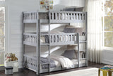 Orion Gray Triple Bunk Bed - Ornate Home