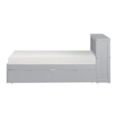 Orion Gray Twin Bookcase Bed - Ornate Home