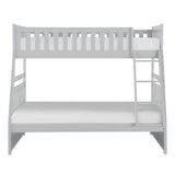Orion Gray Twin/Full Bunk Bed - Ornate Home