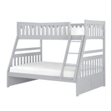 Orion Gray Twin/Full Bunk Bed - Ornate Home