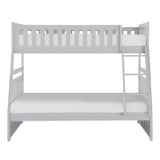 Orion Gray Twin/Full Bunk Bed - Ornate Home