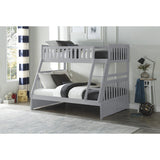 Orion Gray Twin/Full Bunk Bed - Ornate Home
