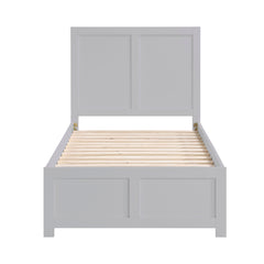 Orion Gray Twin Platform Bed - Ornate Home