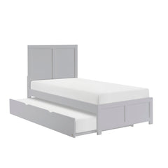 Orion Gray Twin Platform Bed - Ornate Home