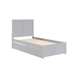 Orion Gray Twin Platform Bed - Ornate Home