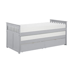 Orion Gray Twin/Twin Bed - Ornate Home