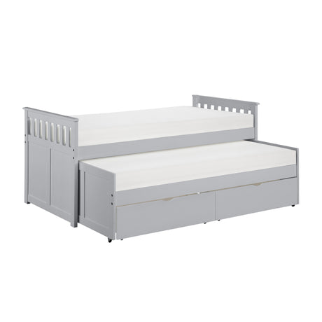Orion Gray Twin/Twin Bed - Ornate Home