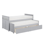 Orion Gray Twin/Twin Bed - Ornate Home