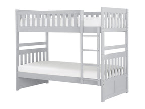 Orion Gray Twin/Twin Bunk Bed - Ornate Home