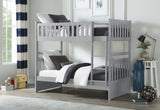 Orion Gray Twin/Twin Bunk Bed - Ornate Home