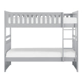 Orion Gray Twin/Twin Bunk Bed - Ornate Home