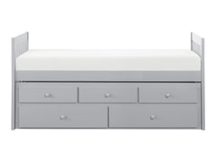 Orion Gray Twin/Twin Trundle Bed - Ornate Home